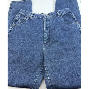 Wrangler Vintage Women's Silver Lake Classic Bareback Blue Denim Jean Size 15/16
